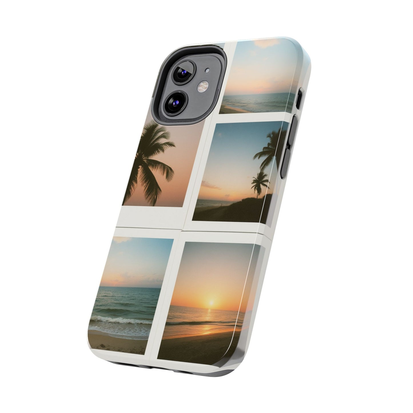 Tropical Sunset Tough Phone Case - Beach Vibes for Summer Adventures