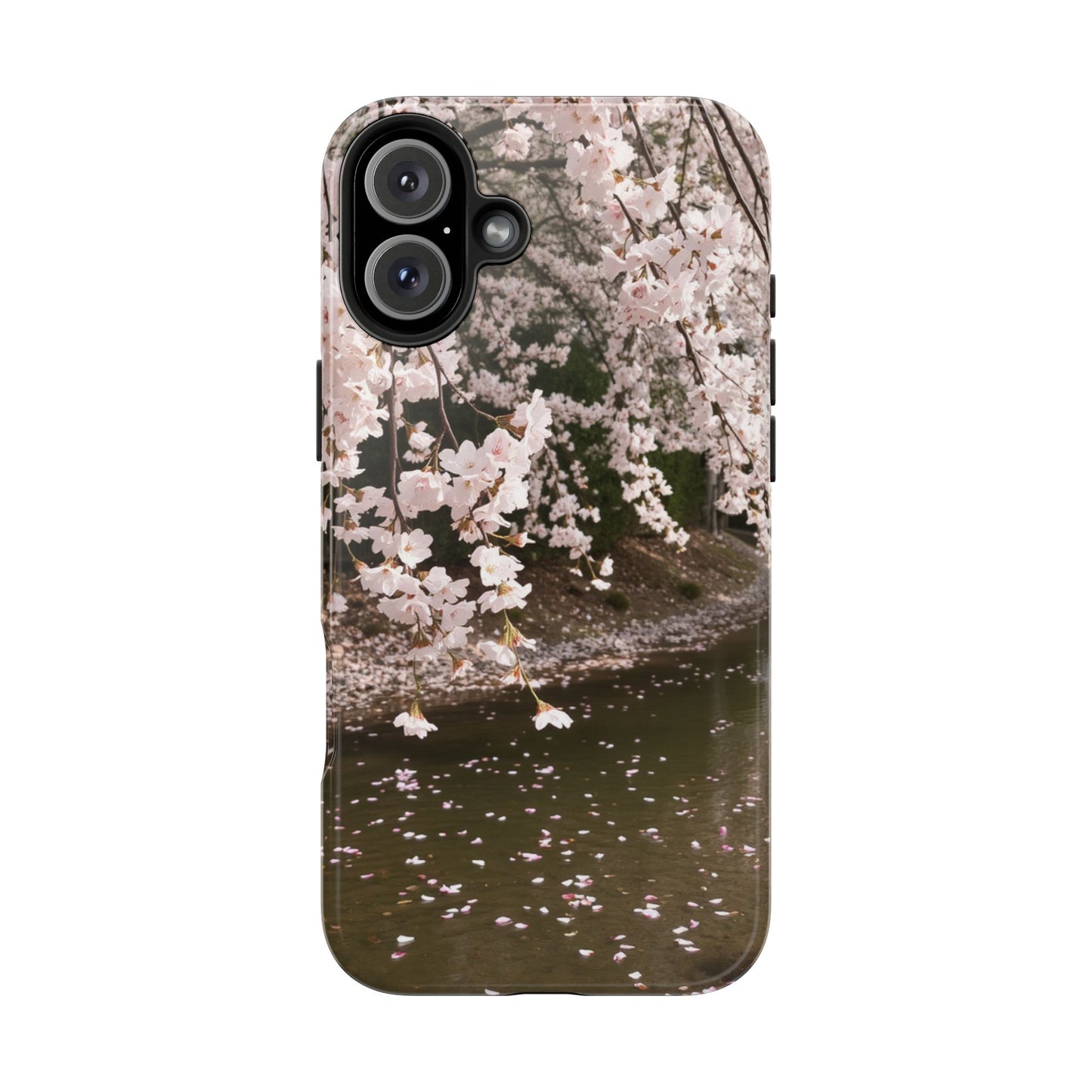 Cherry Blossom Tough Phone Cases - Durable Protection with Floral Serenity