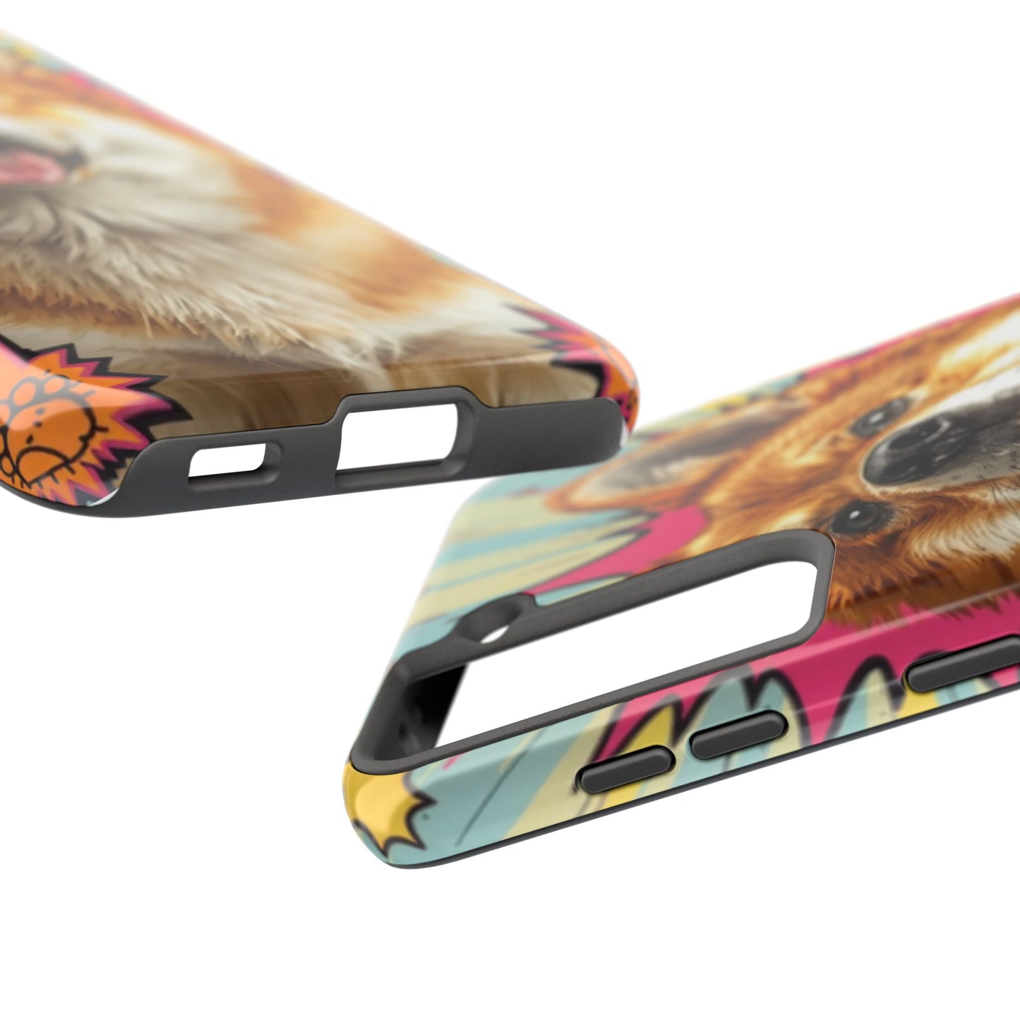 Playful Dog Tough Phone Case - Durable & Stylish Pet Lover Gift