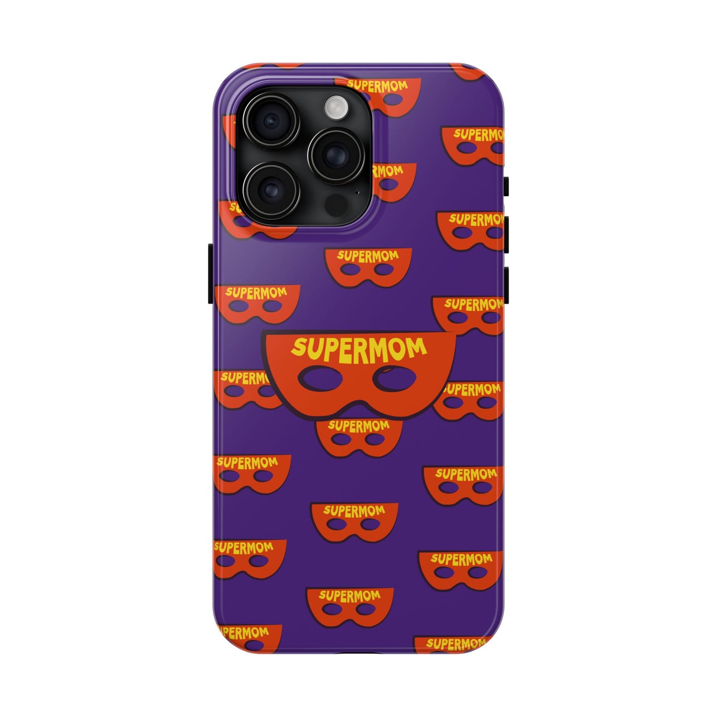 Supermom Tough Phone Case - Durable Protection with Fun Design - for iPhone