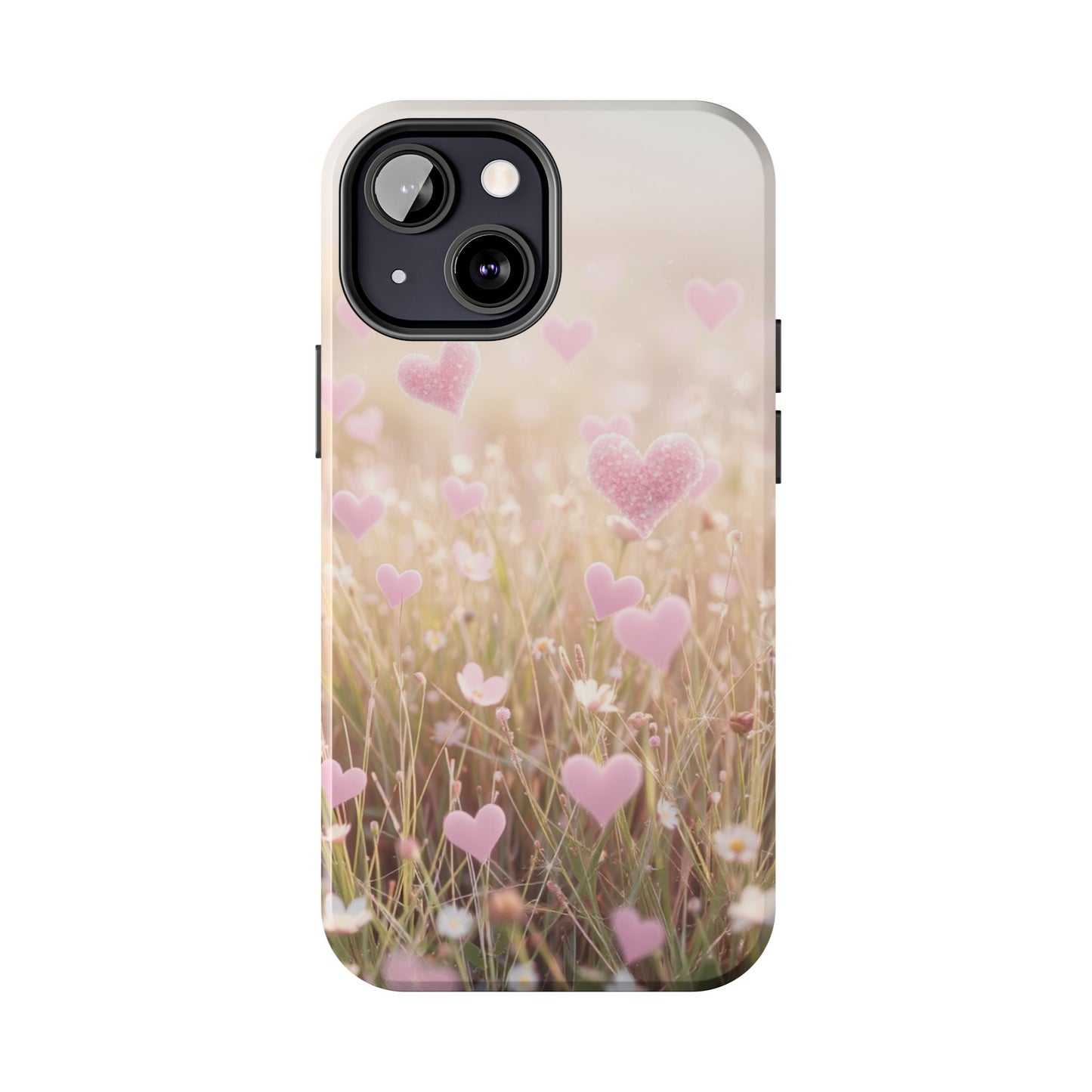 Romantic Hearts Tough Phone Case - Perfect for Lovers and Celebrations