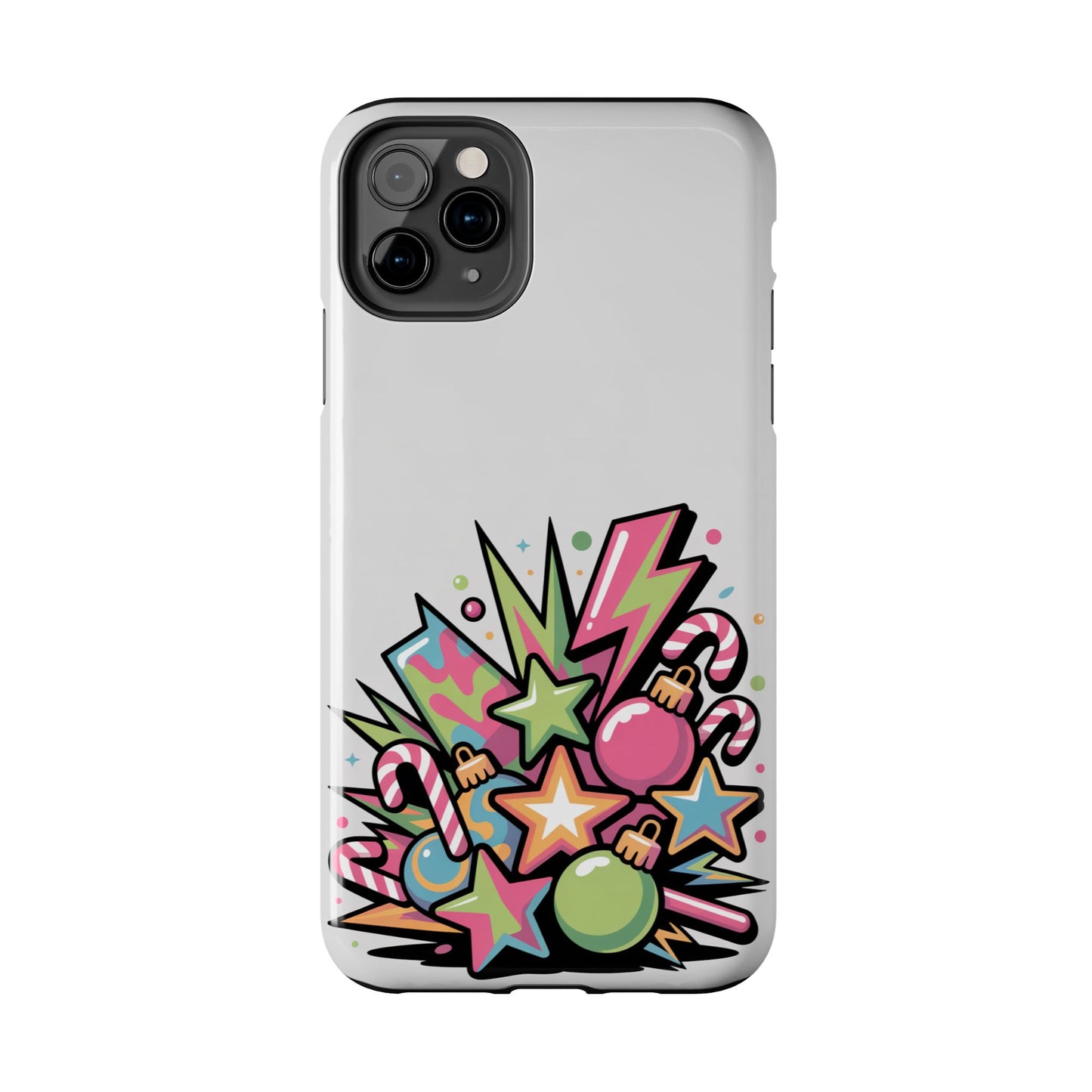Colorful Explosion Retro Christmas Tough Phone Case