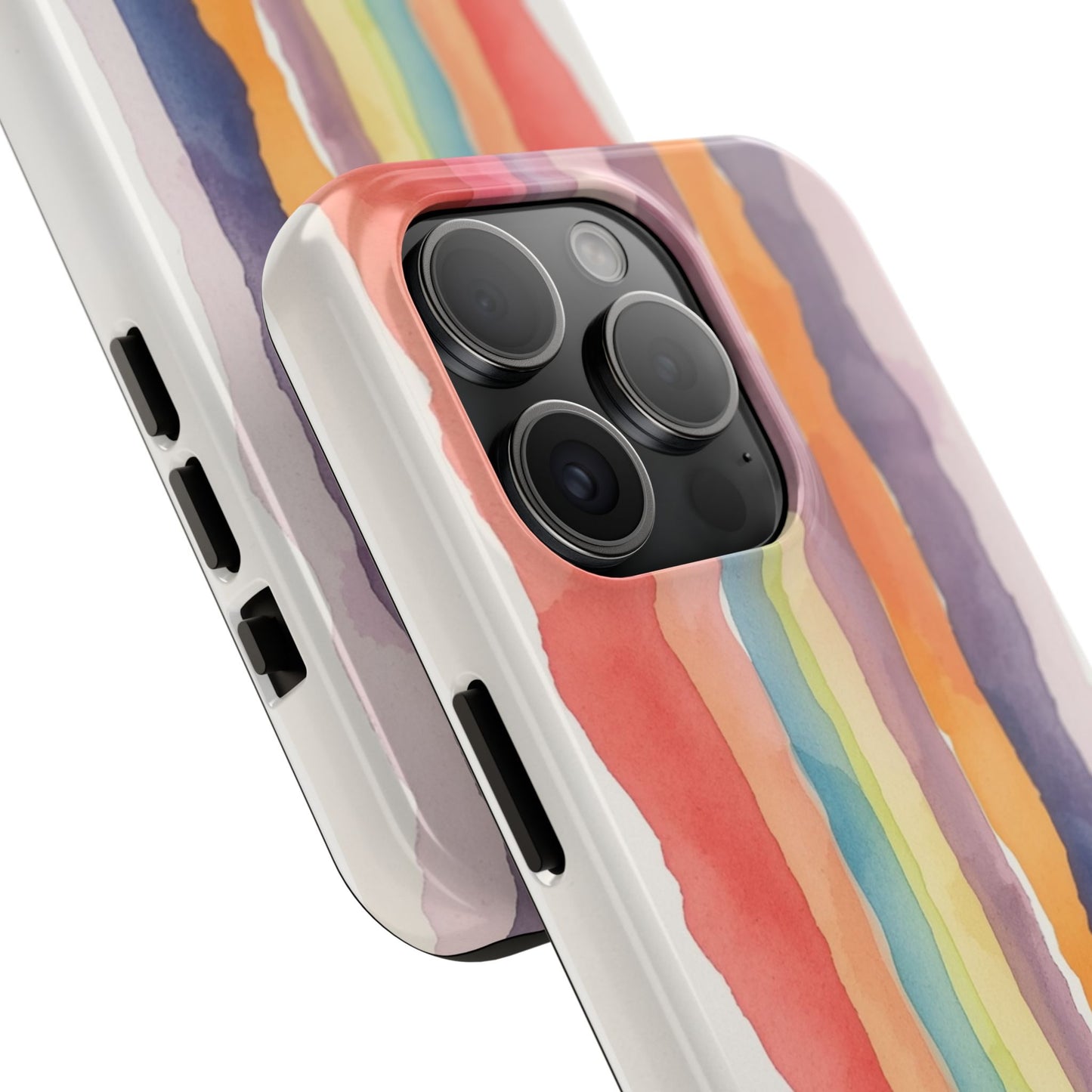 Colorful Watercolor Tough Phone Case - Stylish and Durable Cover for Creative Souls