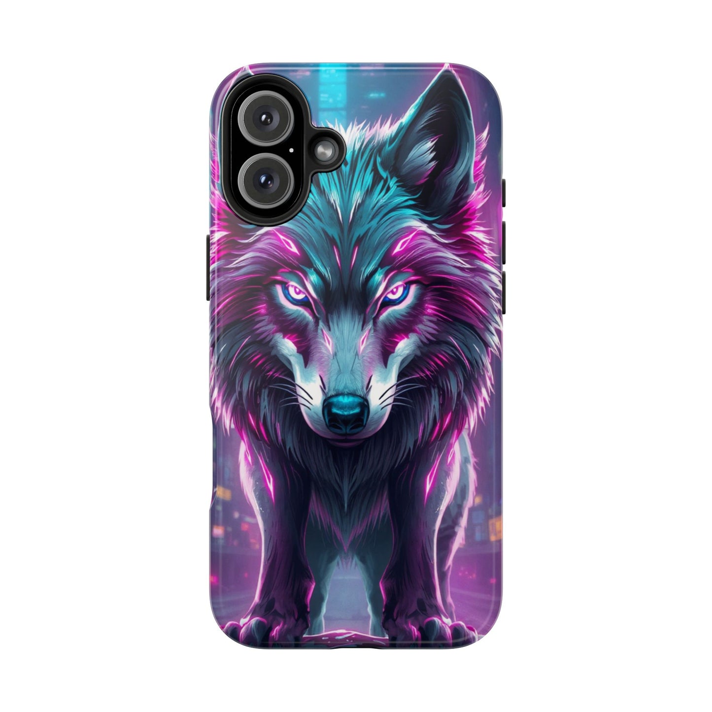 Fierce Wolf Phone Case - Tough & Vibrant Design for Animal Lovers