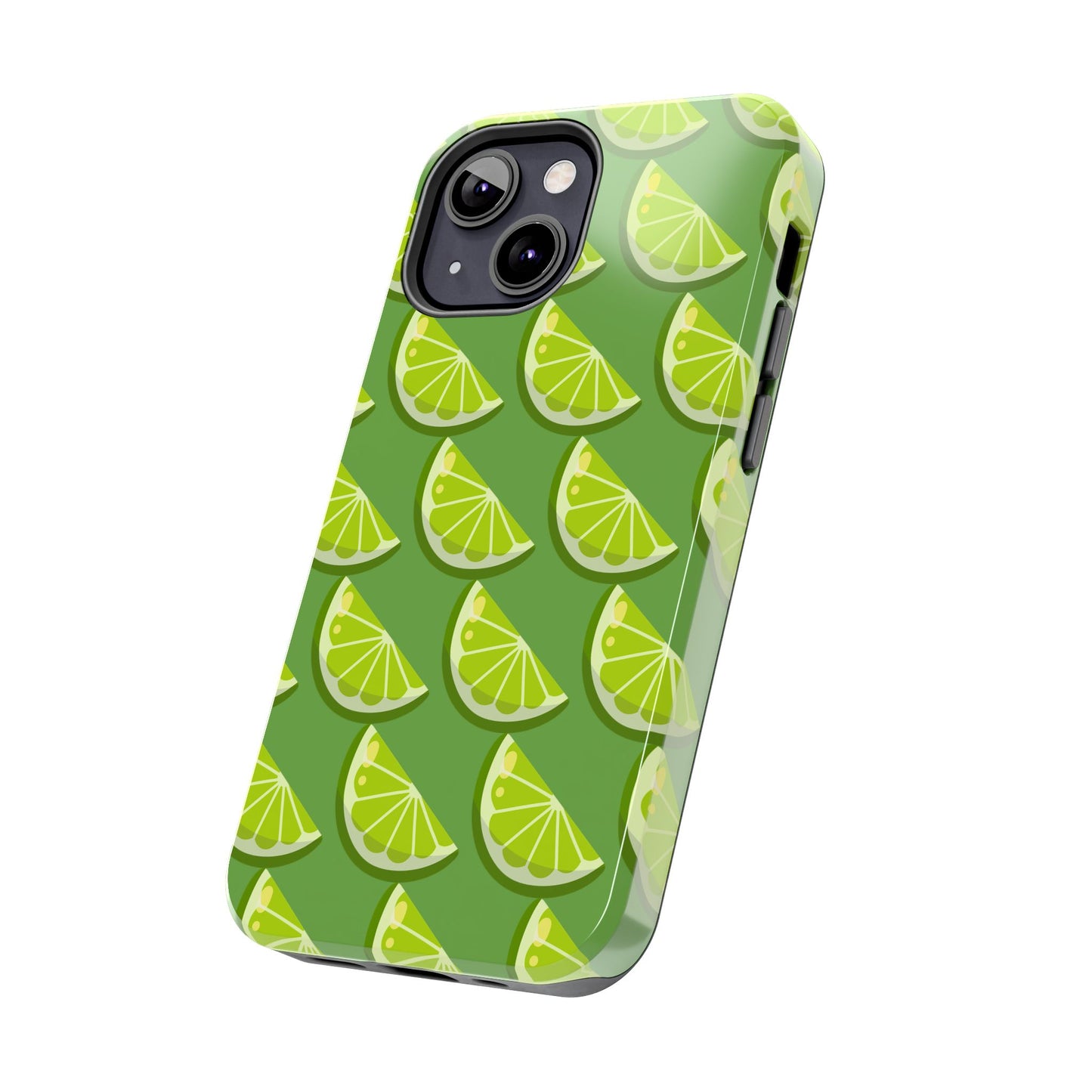 Lime Slice Tough Phone Case - Green Party - for iPhone