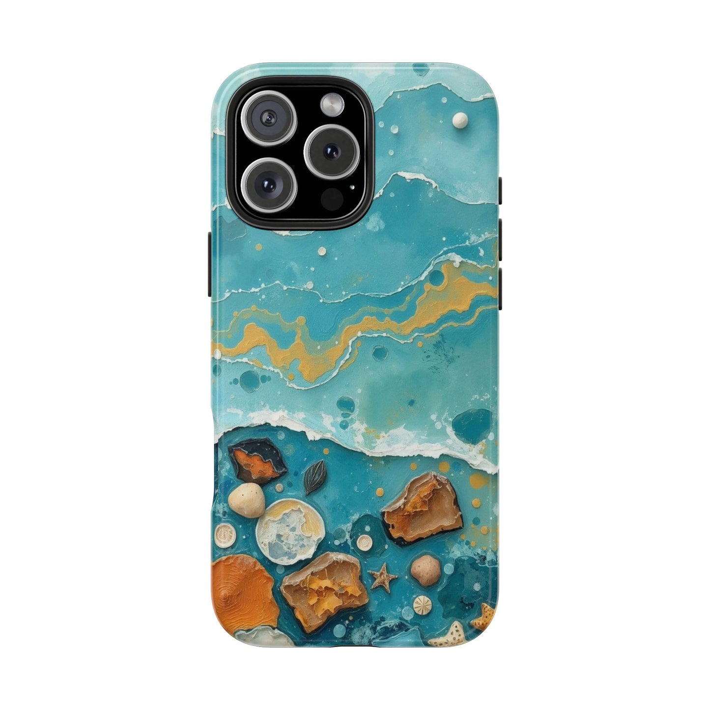 Ocean-Inspired Tough Phone Cases - Coastal Beach Vibe, Easy Accessory for Beach Lovers