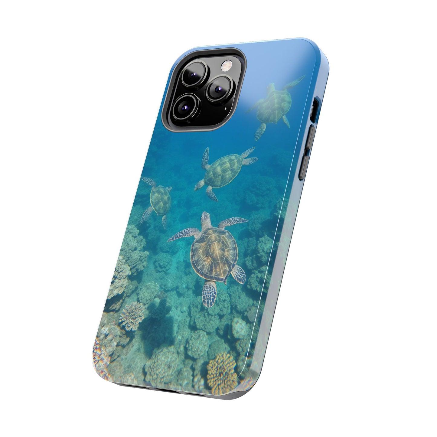 Ocean Turtle Tough Phone Cases - Durable Protection with Marine Art