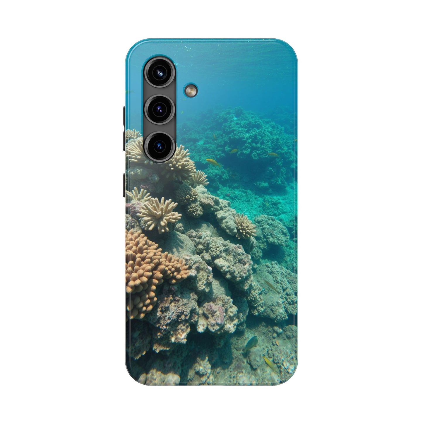 Coral Reef Tough Phone Case - Ocean Vibes Protection for Adventure Lovers