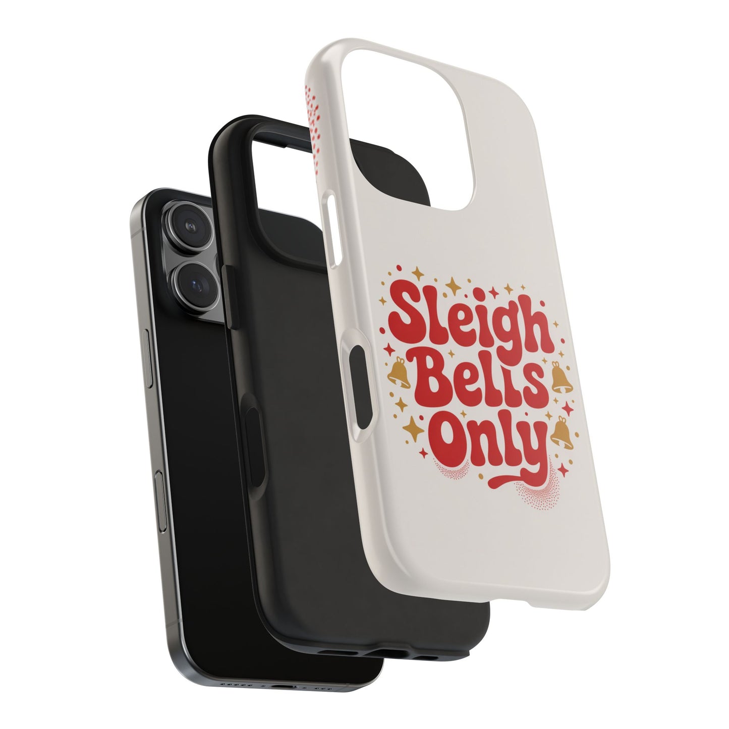 Holiday Tough Phone Case - Sleigh Bells Only Design