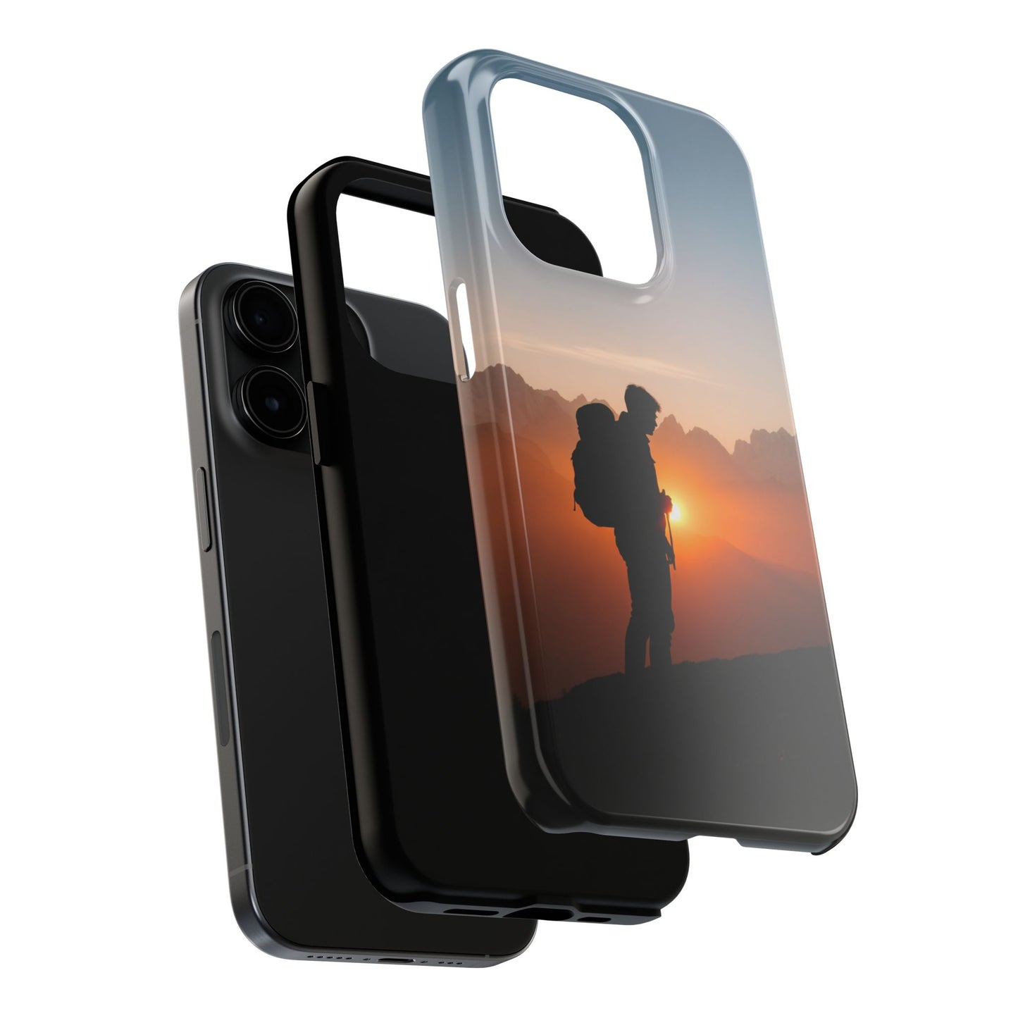 Explorer Adventure Sunset Mountain iPhone Case