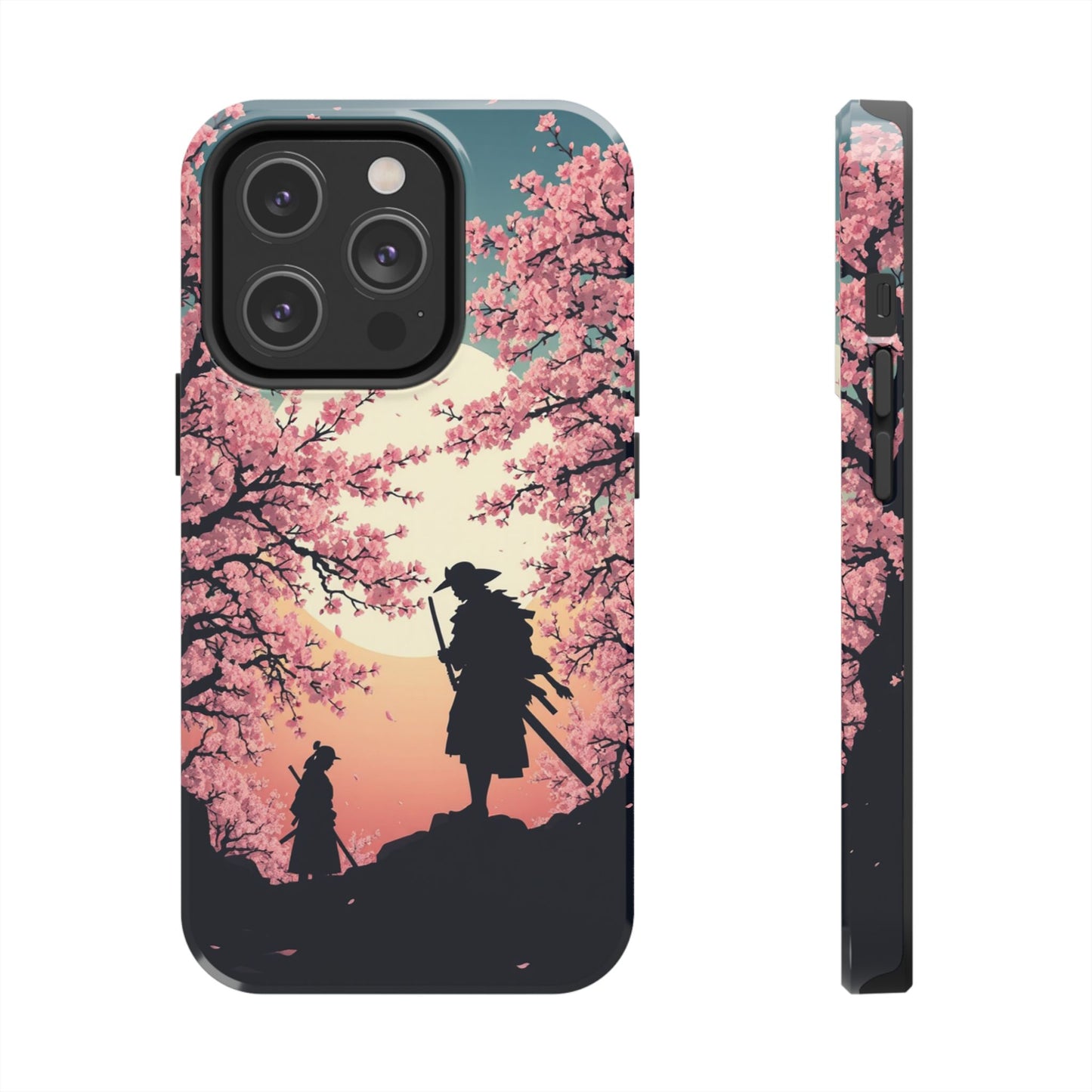Cherry Blossom Samurai Tough Phone Case