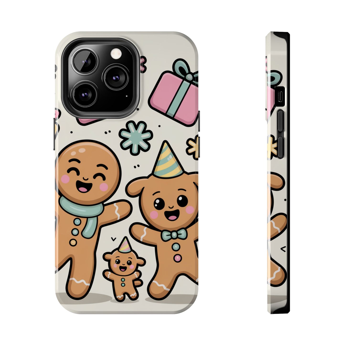 Gingerbread Family Dancing Holiday Phone Case