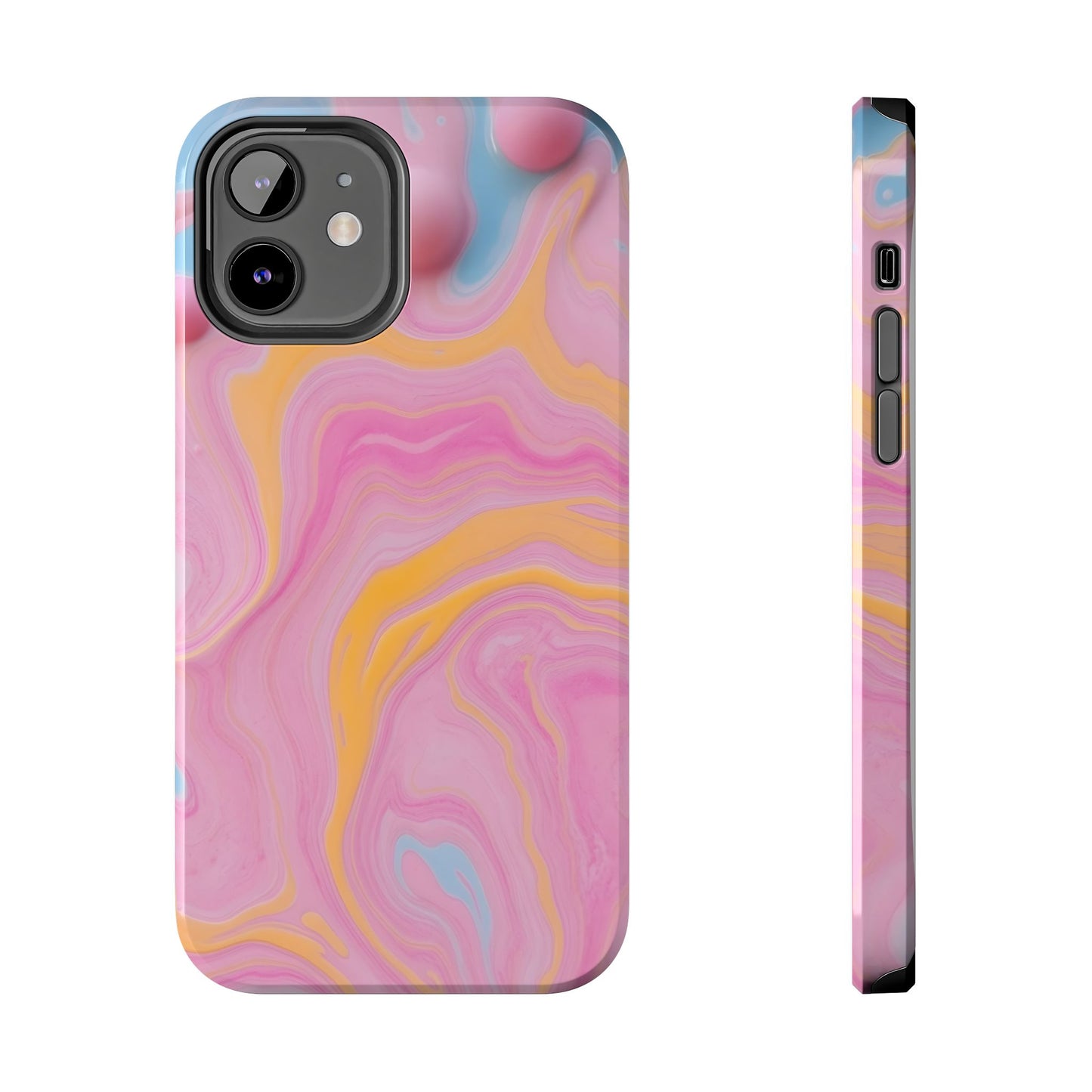 Liquid Candy Abstract Tough Phone Case - Durable Protection with Artistic Design - for iPhone