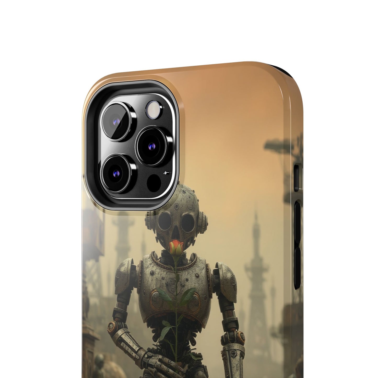 Robotic Sentinel Tough Phone Case - Durable Protector for Sci-Fi Lovers