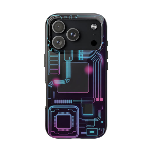 Cyberpunk Circuits Tough Phone Case
