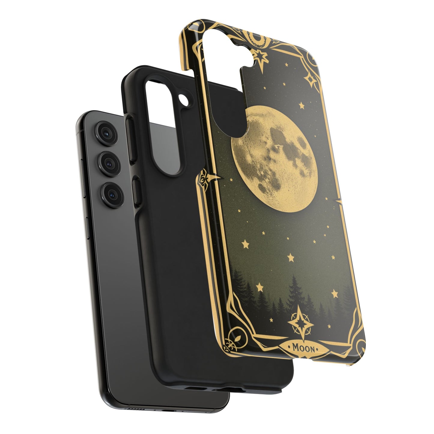 Celestial Moon Phone Case - Tough & Stylish for Star Lovers