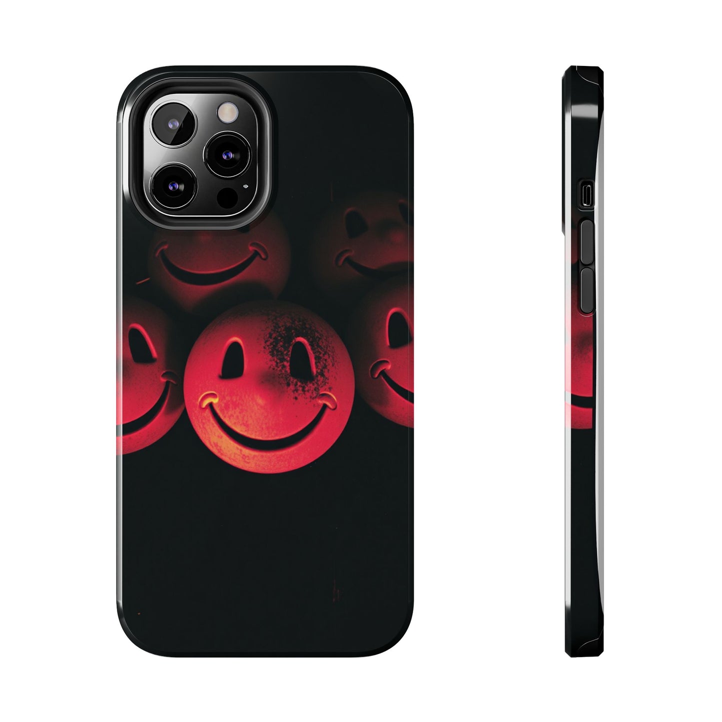 Smiley Face Tough Phone Case - Durable Protection with Fun Design