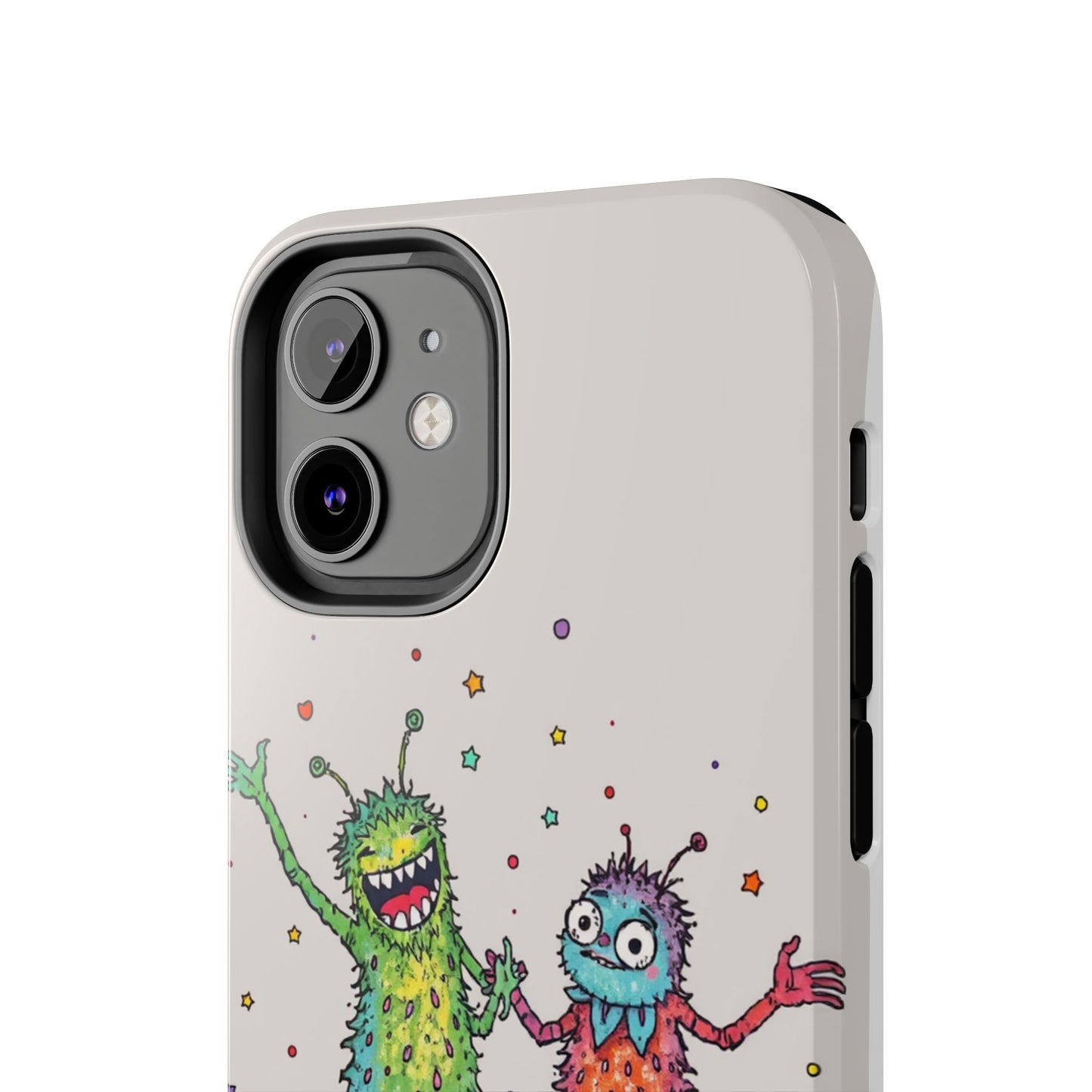 Colorful Monster Tough Phone Case - Fun and Playful Design