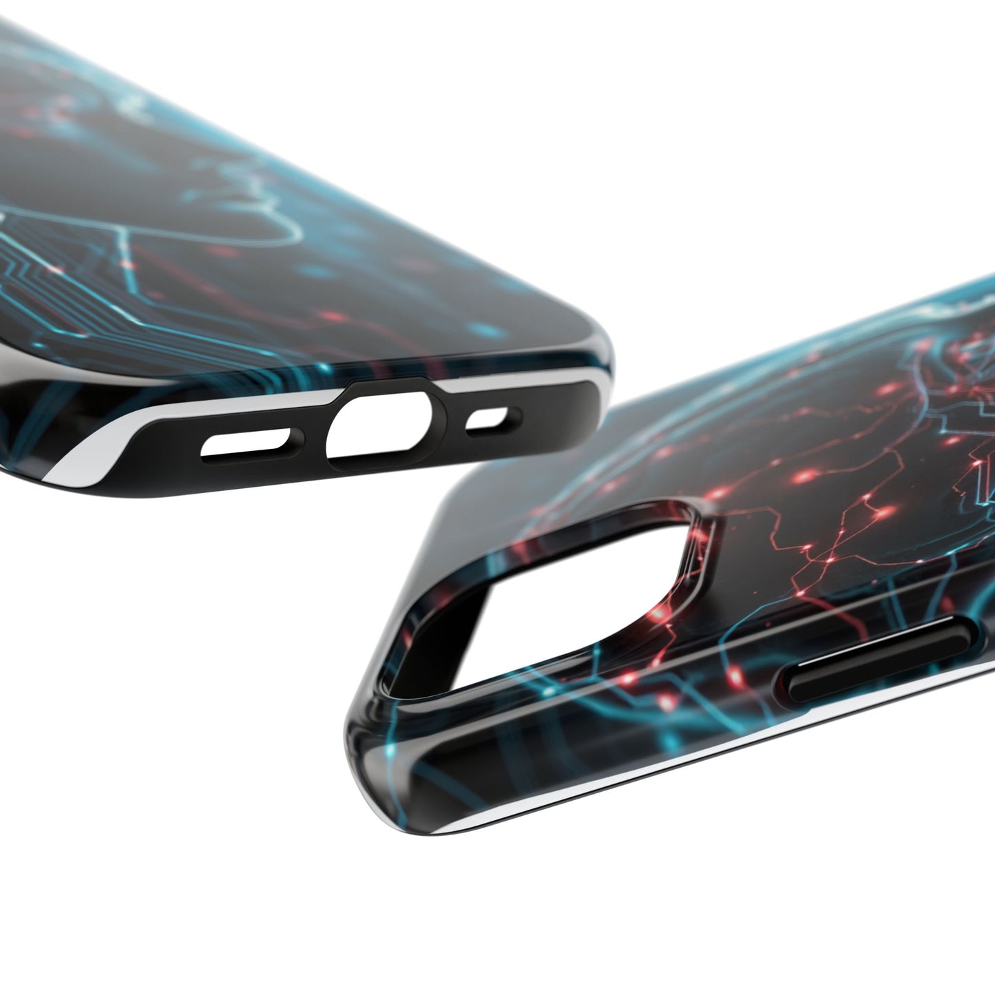 Futuristic Brain Design Tough Phone Case