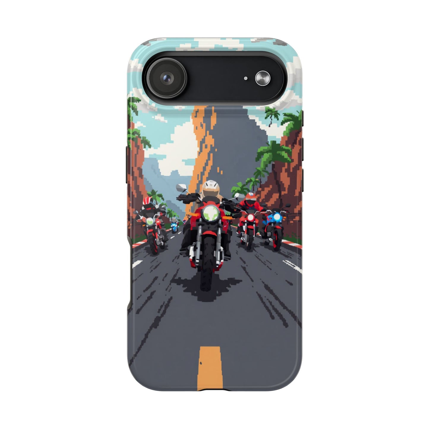 Retro Biker Tough Phone Case - Perfect for Motorcycle Lovers