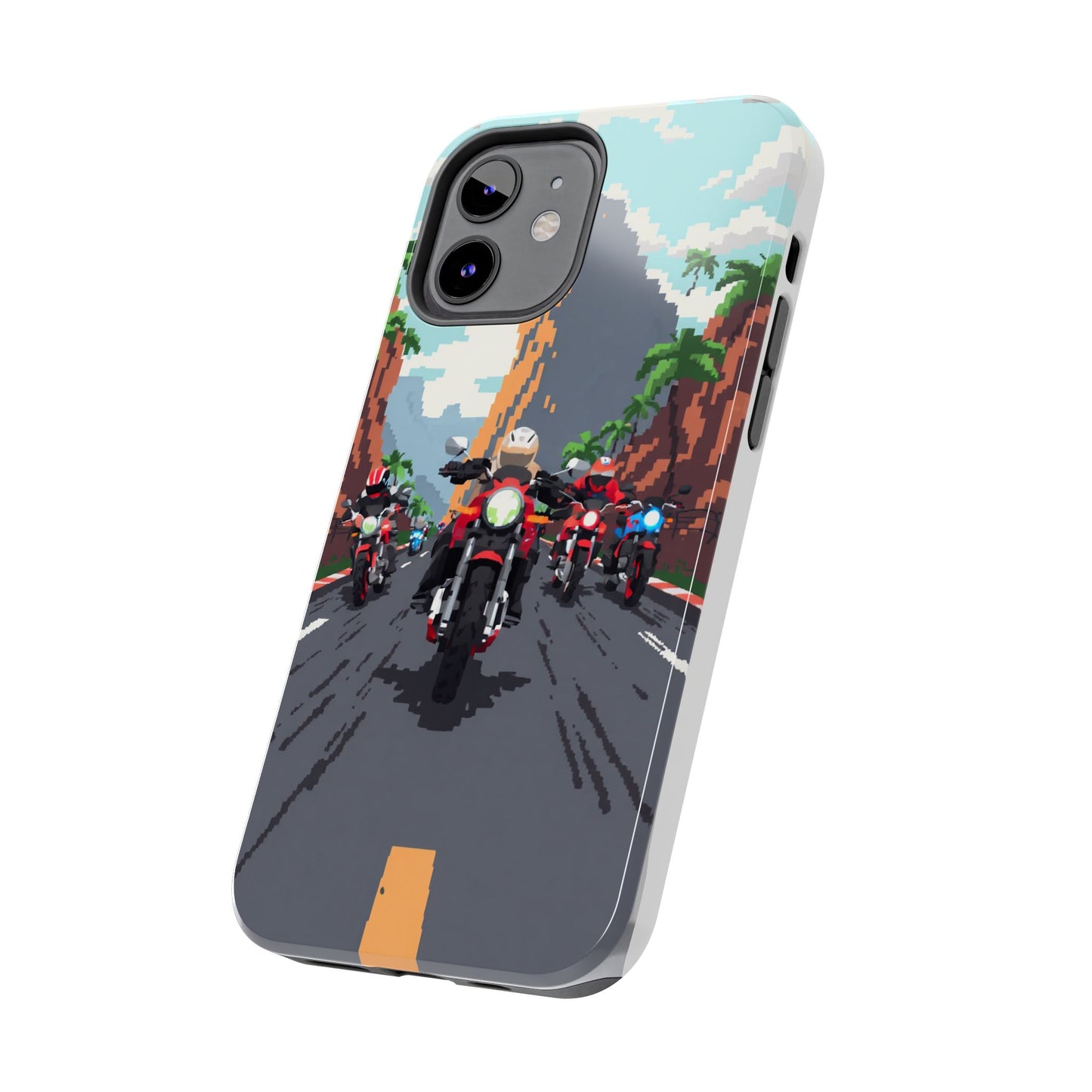 Retro Biker Tough Phone Case - Perfect for Motorcycle Lovers