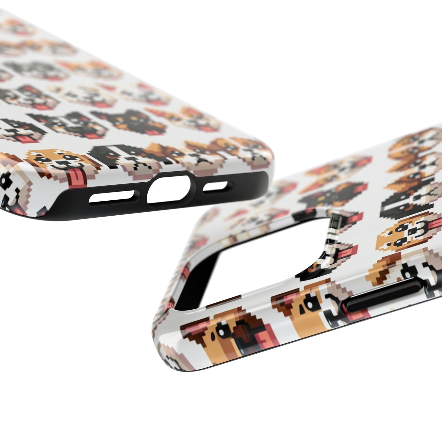 Pixelated Dog Breed Tough Phone Case - Cute, Durable Protection for Pet Lovers - for iPhone