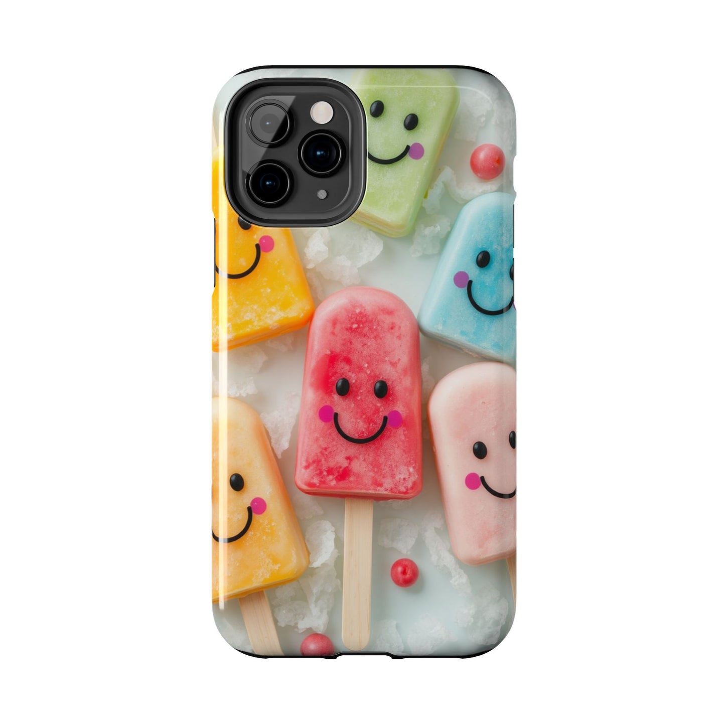 Cute Smile Popsicle Tough Phone Case - Fun Protection for Your Device