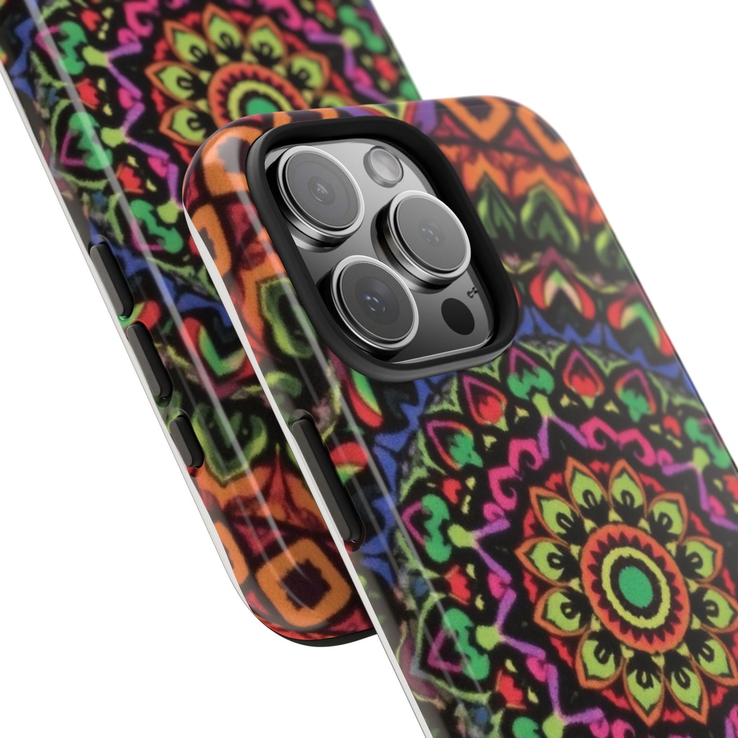 Colorful Mandala Tough Phone Case - Vibrant Designs for Trendy Protection - for iPhone