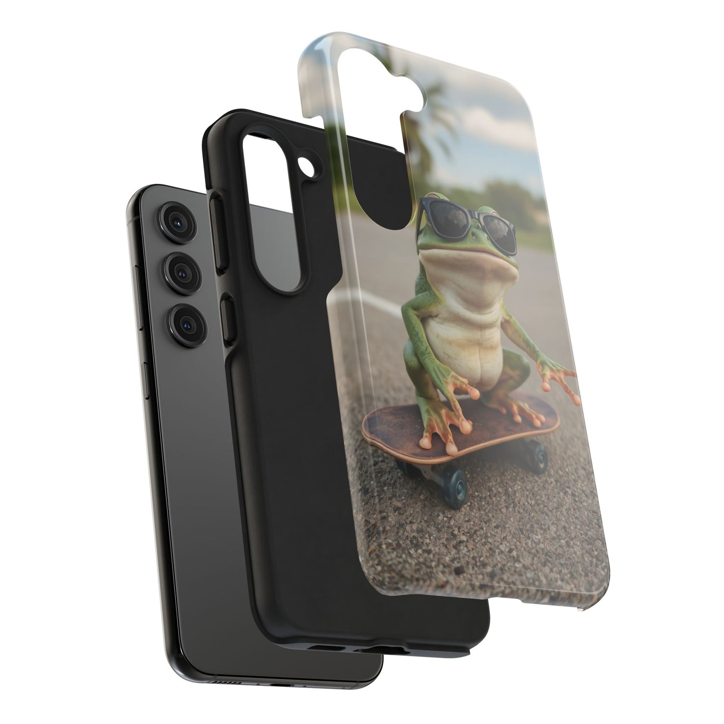 Cool Frog Skateboard Phone Case - Tough and Stylish Protection