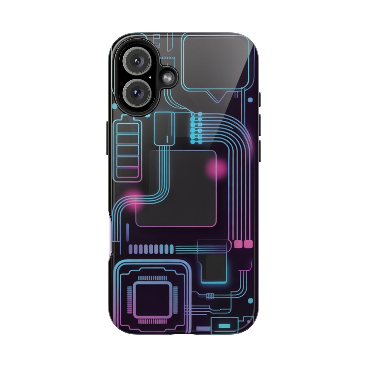 Cyberpunk Circuits Tough Phone Case