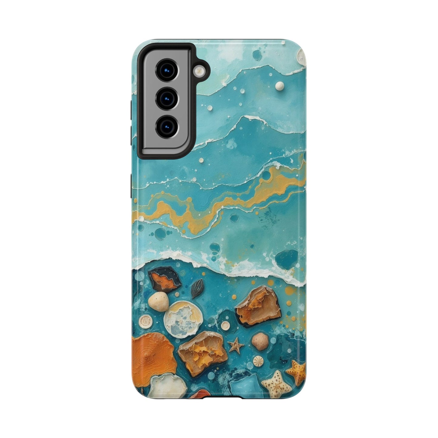 Ocean-Inspired Tough Phone Cases - Coastal Beach Vibe, Easy Accessory for Beach Lovers