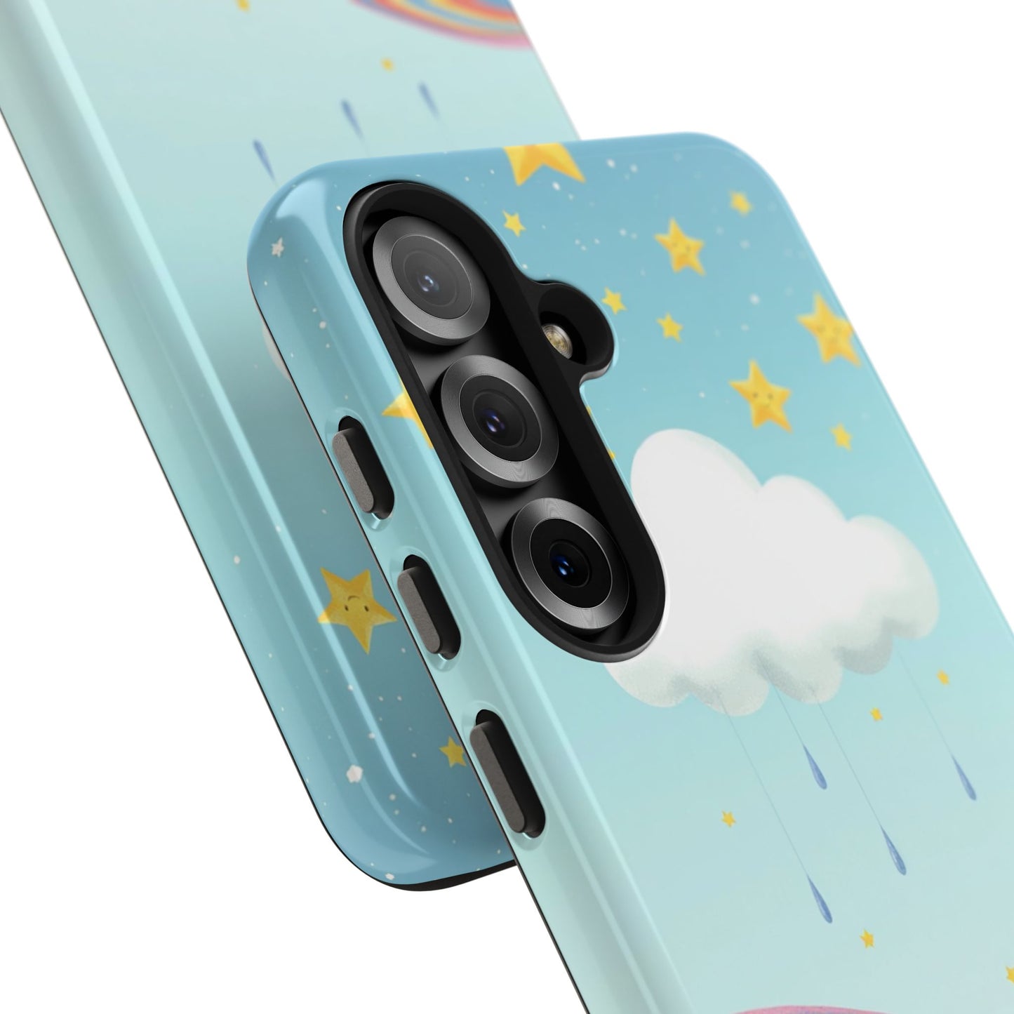 Colorful Rainbow Phone Case - Durable Tough Design for Adventurers