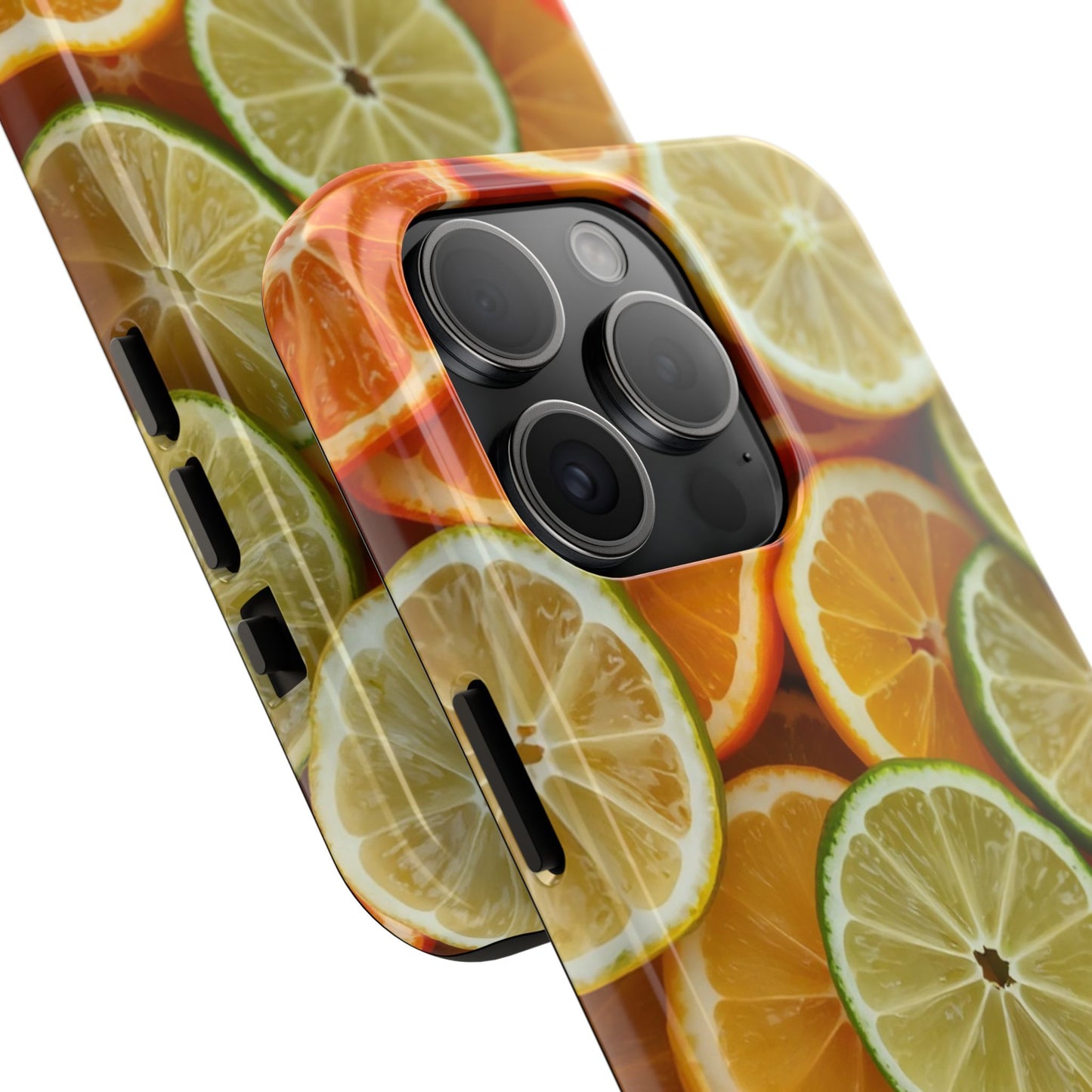 Citrus Slice Tough Phone Case – Vibrant Fruit Design for Summer Fun