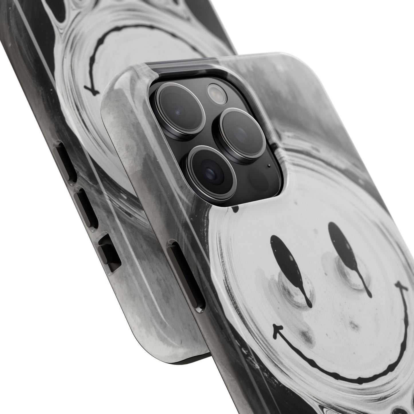 Dripping Smiley Tough Phone Case - Stylish & Durable Protection