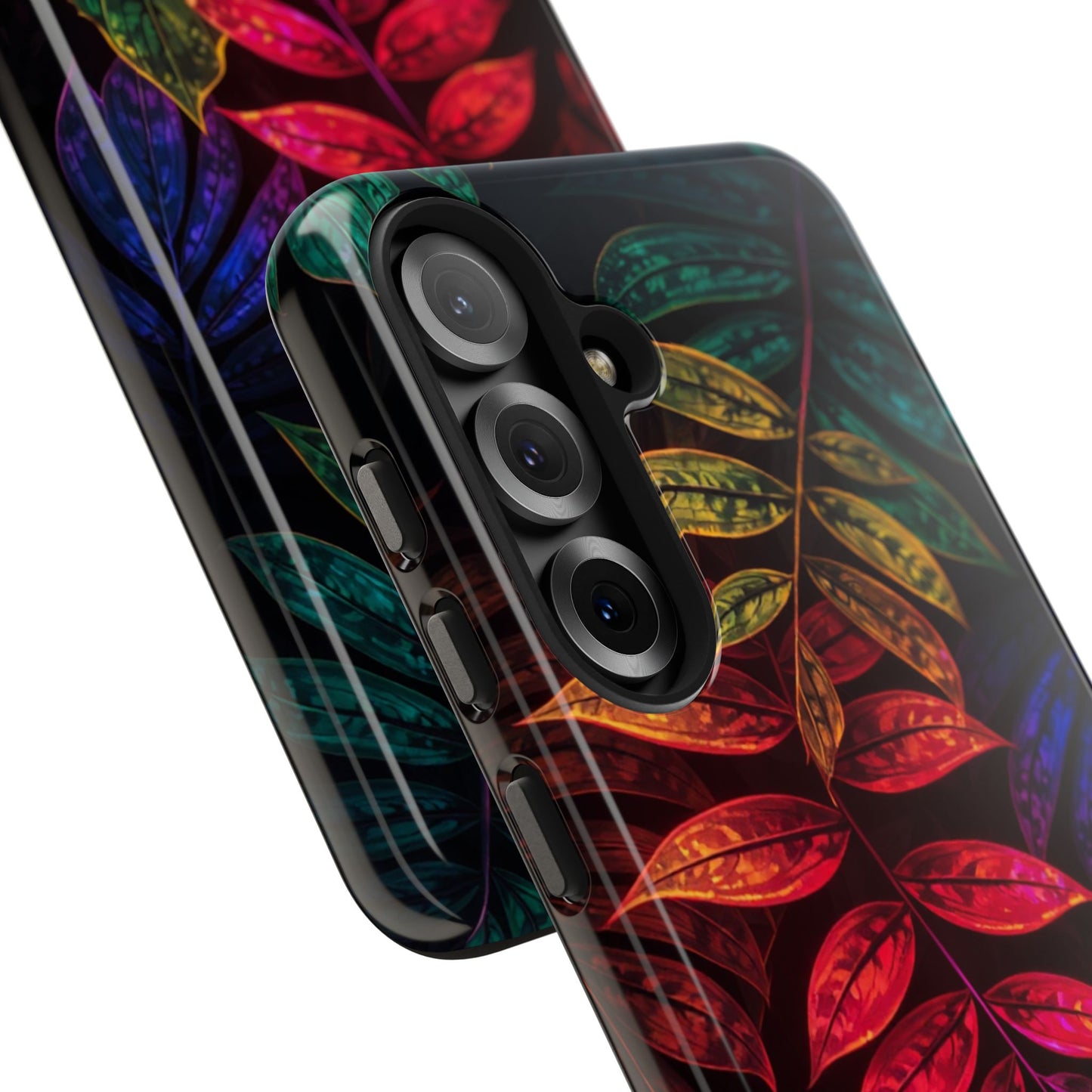 Vibrant Tropical Leaf Tough Phone Case