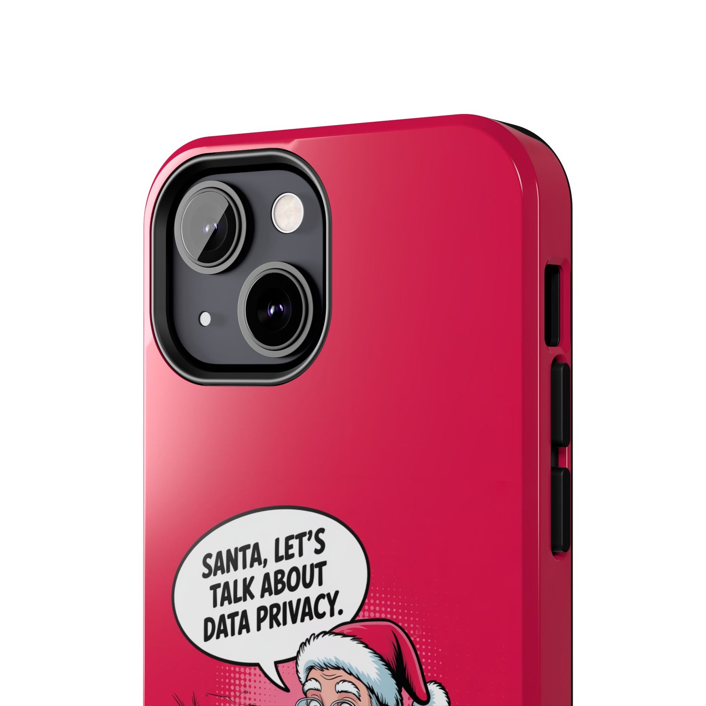 Santa Data Privacy Design Tough iPhone Case for Christmas