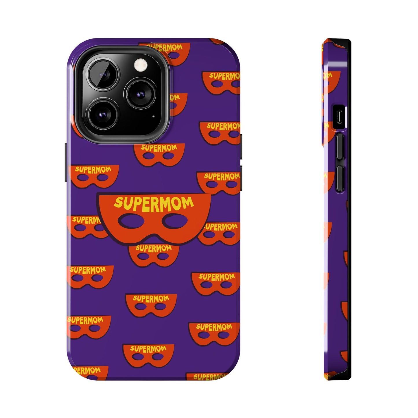 Supermom Tough Phone Case - Durable Protection with Fun Design - for iPhone