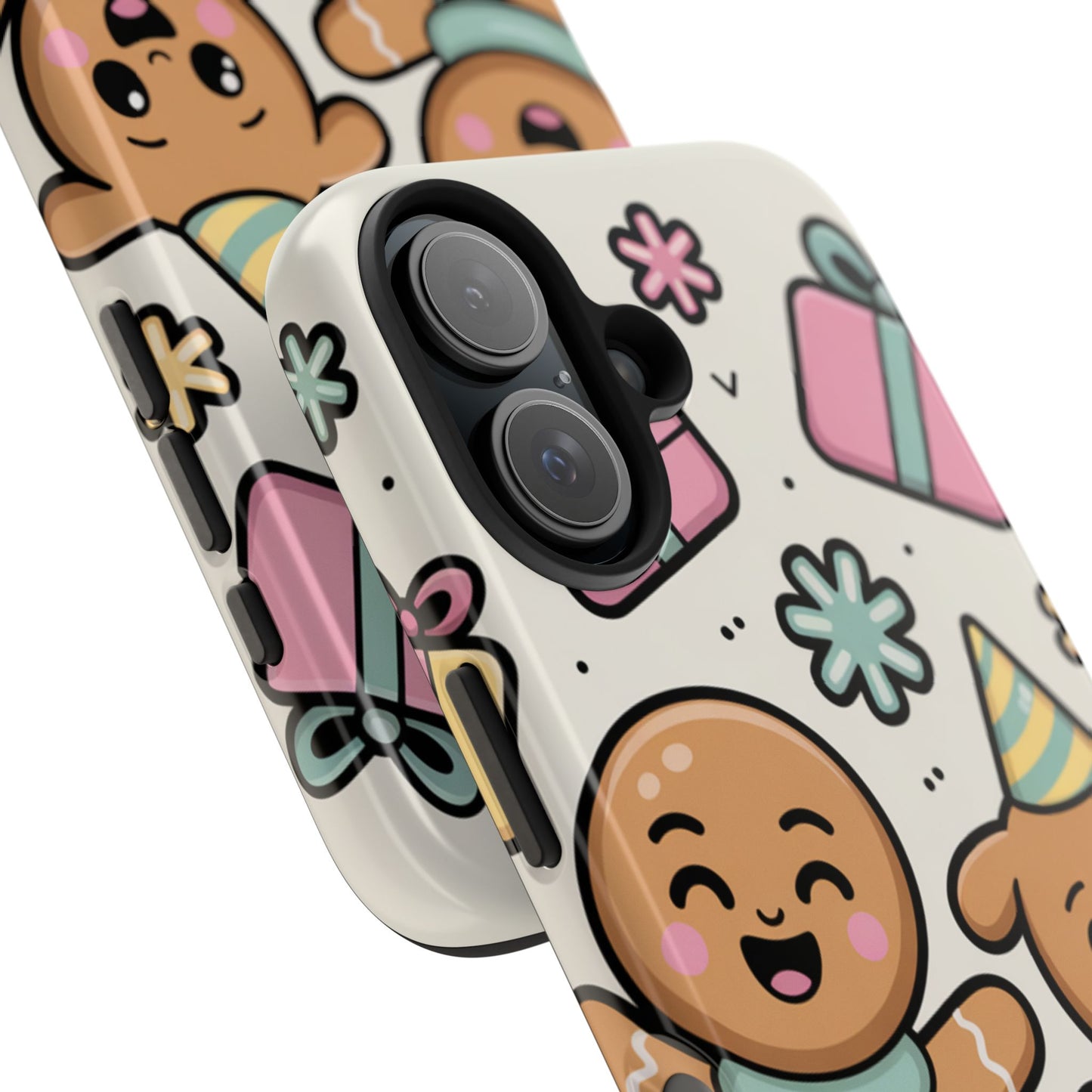 Gingerbread Family Dancing Holiday Phone Case