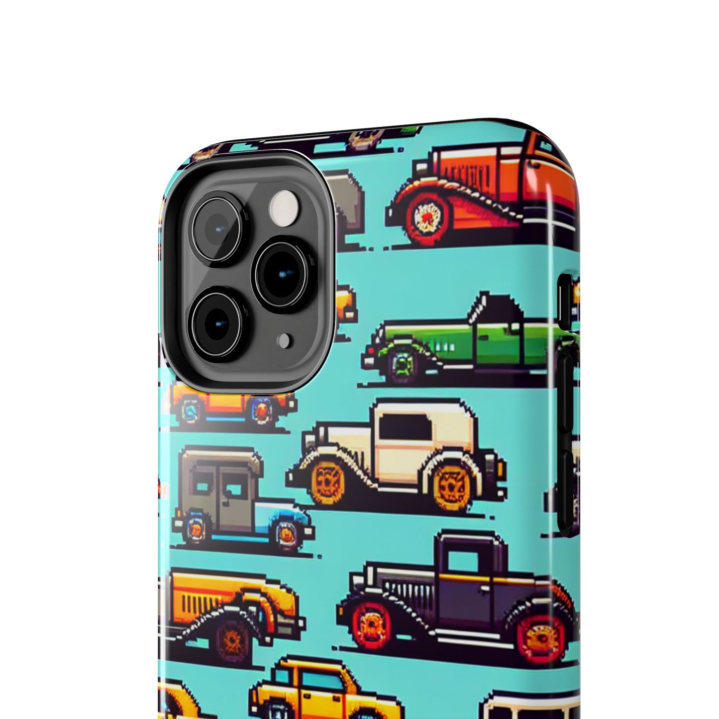 Retro Car Pixel Art Tough Phone Case - Durable & Stylish Protection - for iPhone
