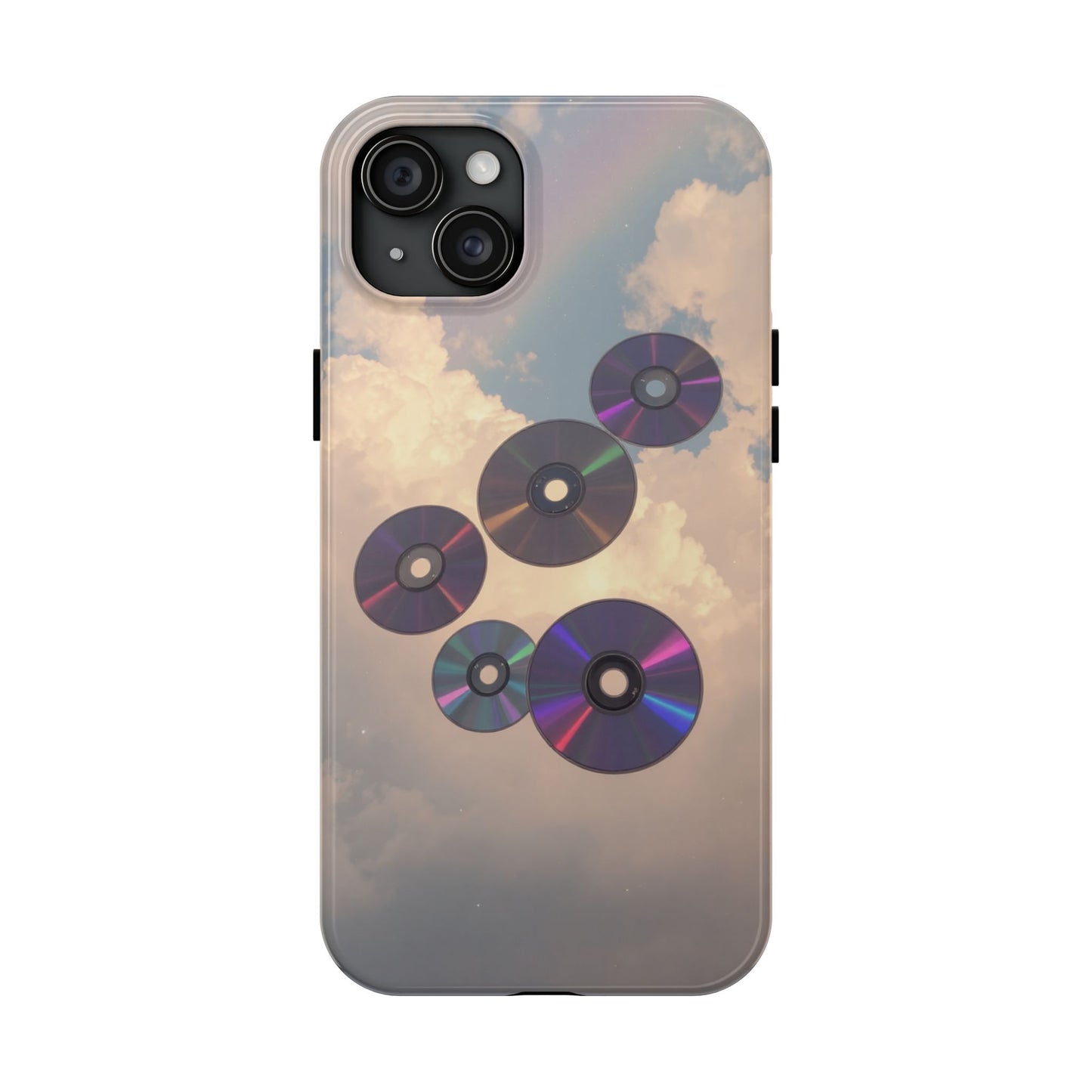Vibrant Cloud CD Tough Phone Case - Durable and Stylish