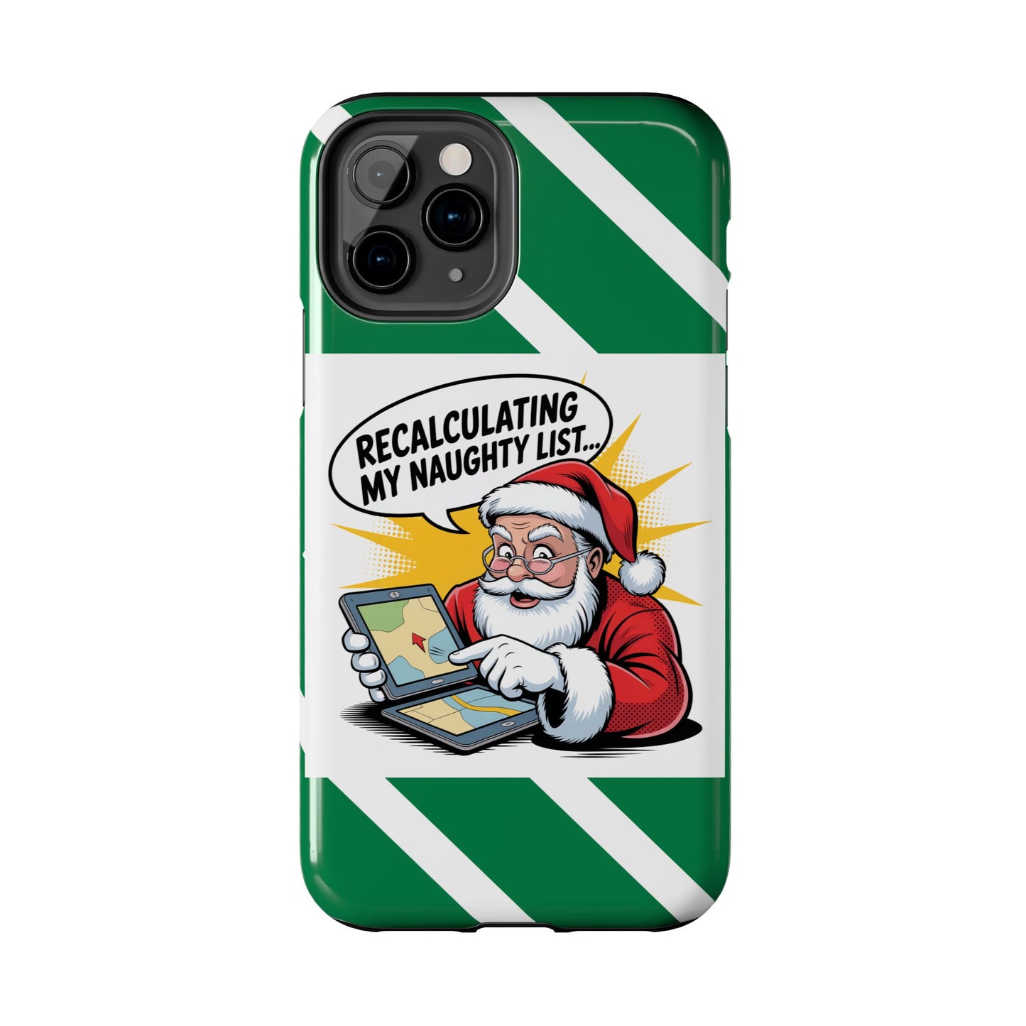 Santa Naughty List Phone Case - Tough & Fun Holiday Protection