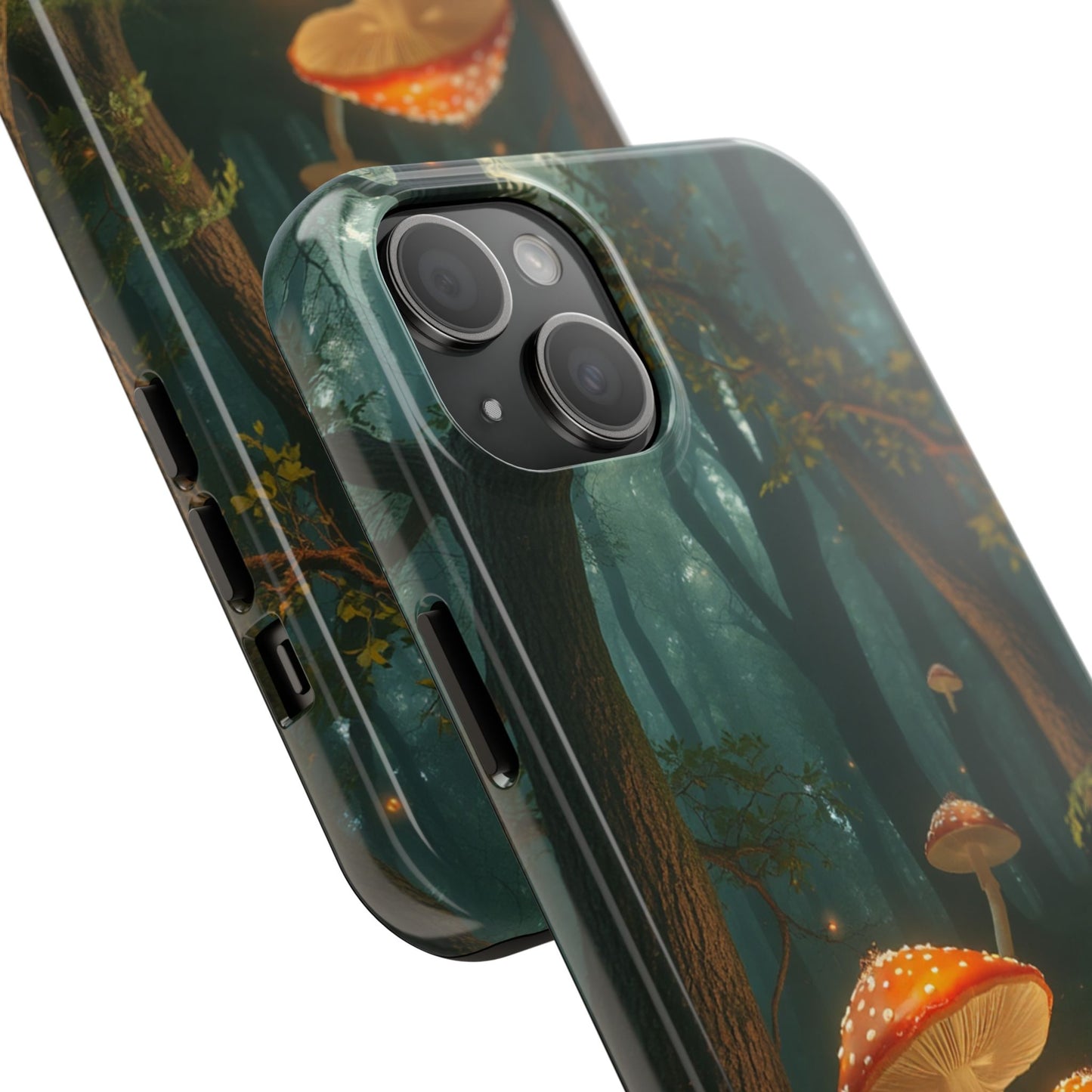 Whimsical Mushroom Tough Phone Case - Forest Fantasy Design