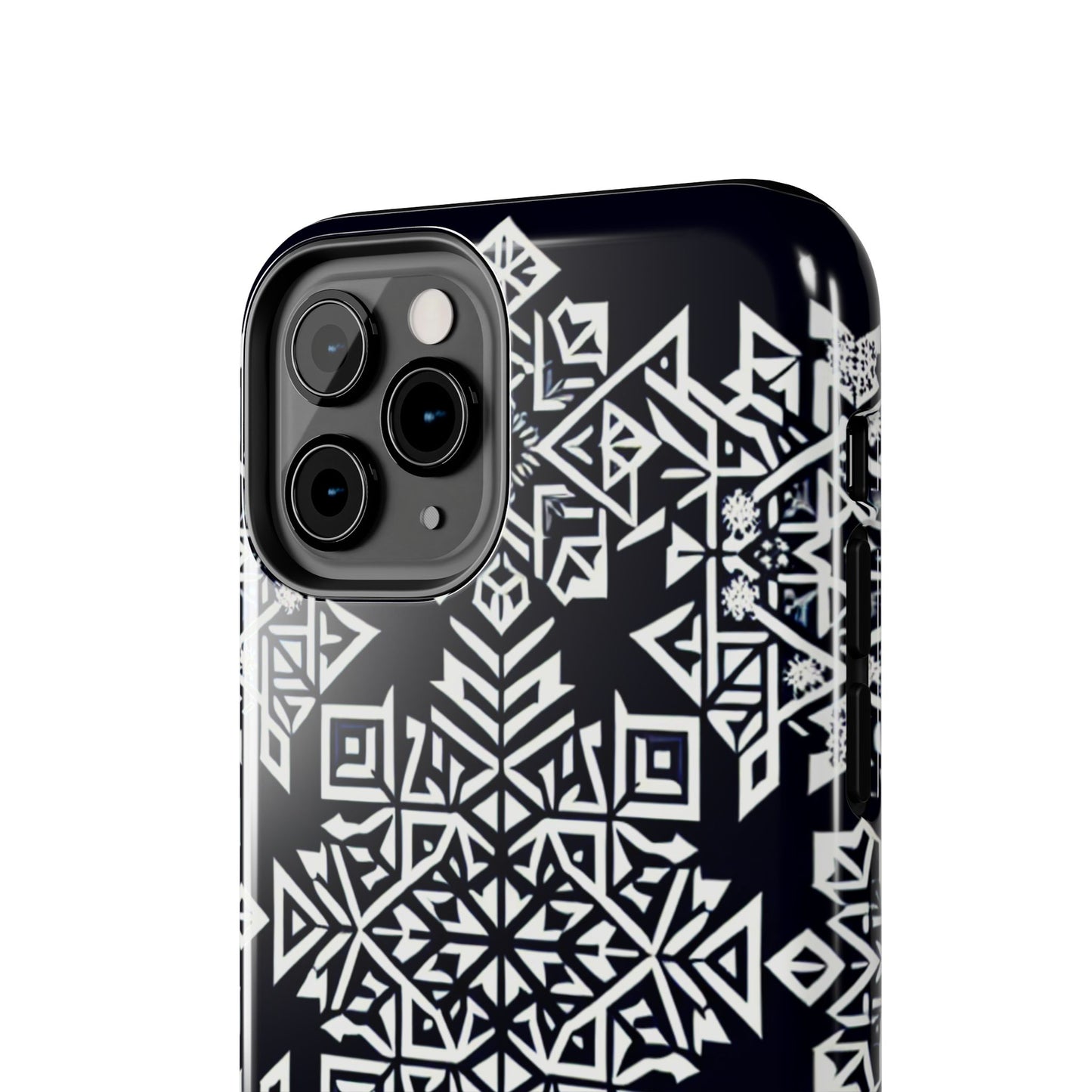 Winter Wonderland Tough Phone Case - Digital Snowflake - for iPhone