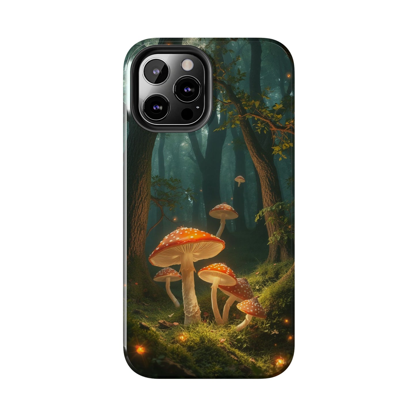 Whimsical Mushroom Tough Phone Case - Forest Fantasy Design