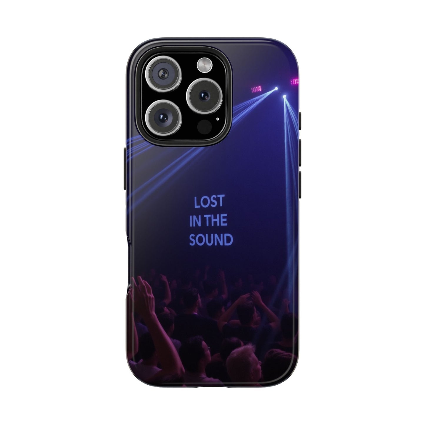 Vibrant Tough Phone Case - 'Lost in the Sound' Design for Music Lovers