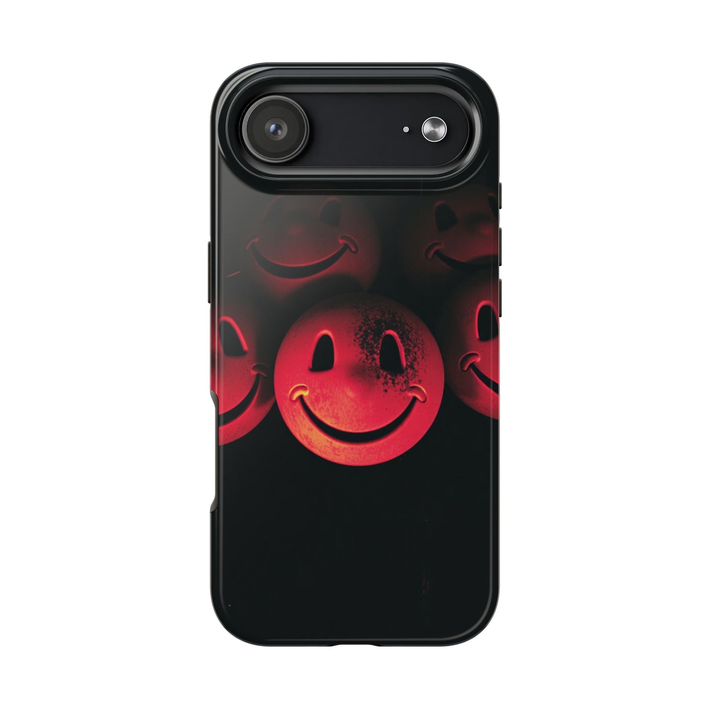 Smiley Face Tough Phone Case - Durable Protection with Fun Design