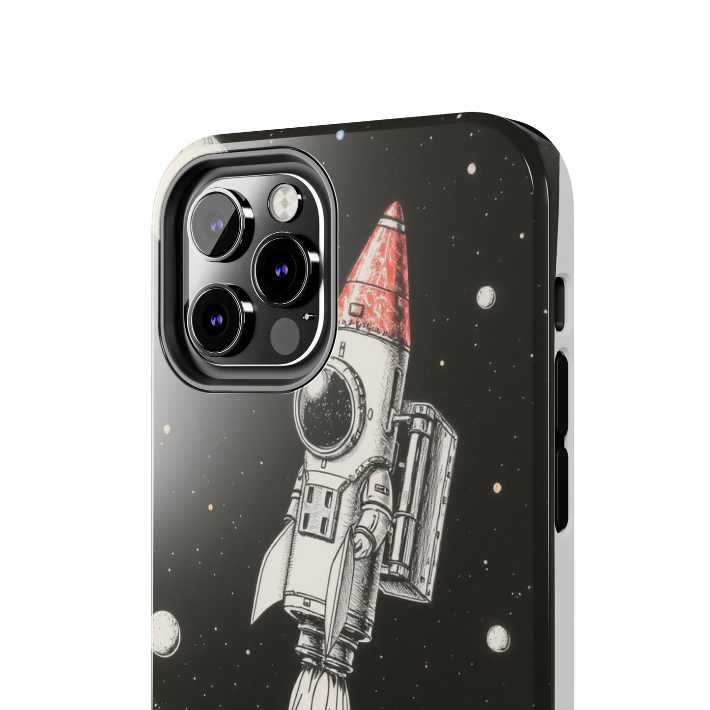 Cool Tough Phone Case for iPhone - Astro-Rocket Bond
