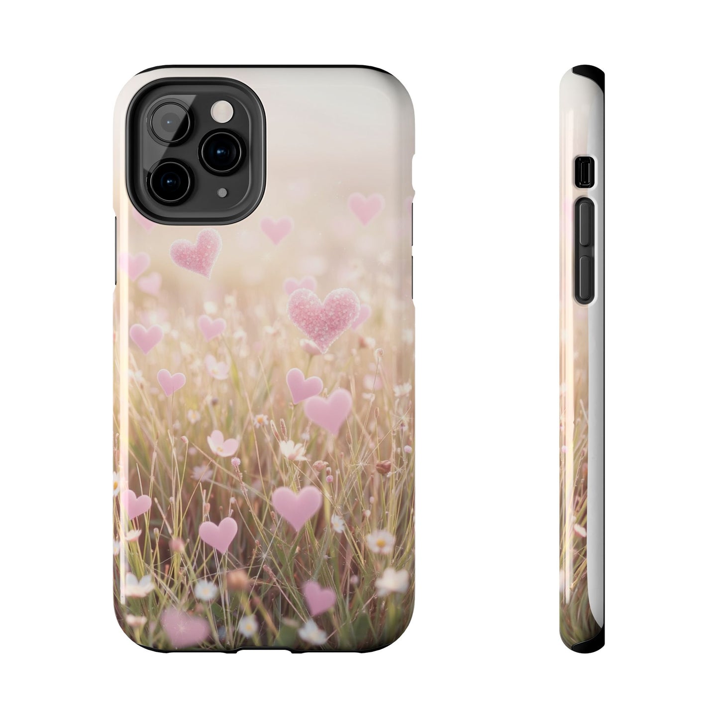 Romantic Hearts Tough Phone Case - Perfect for Lovers and Celebrations