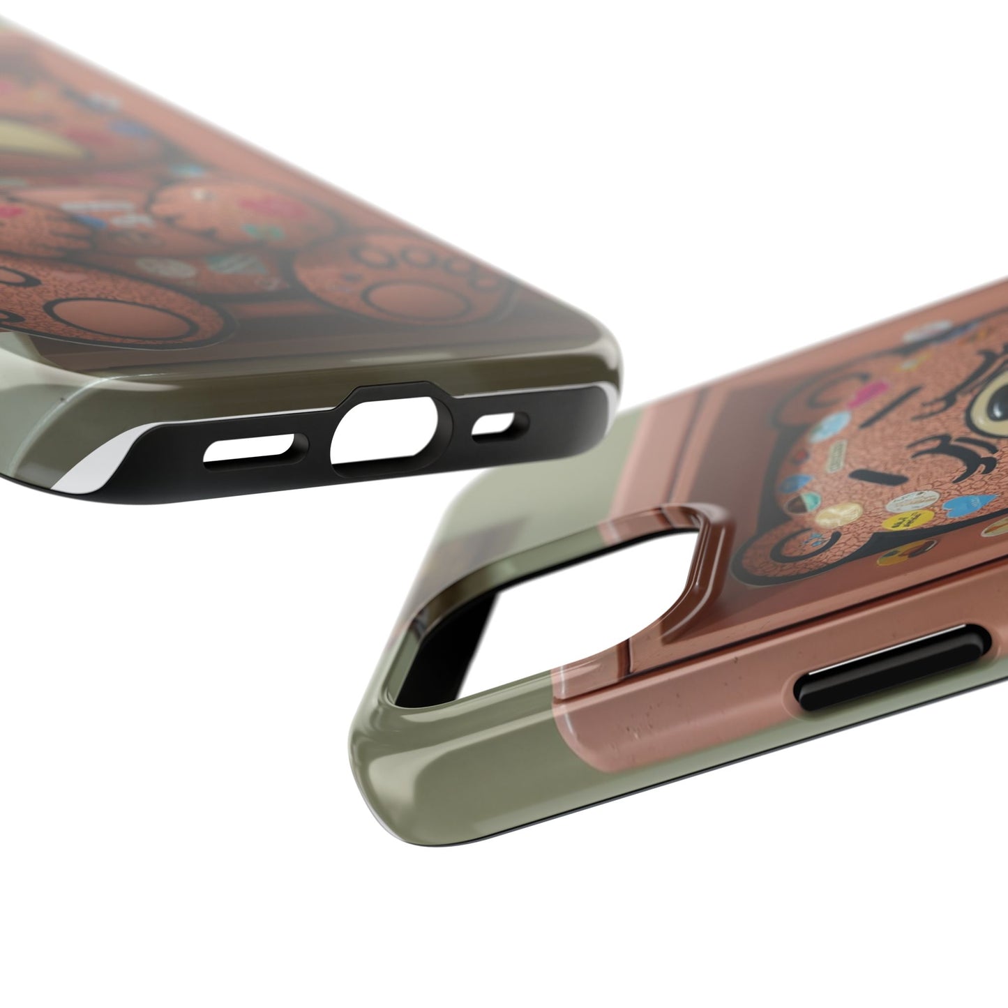 Cute Bear Tough Phone Case - Durable Protection with Fun Design