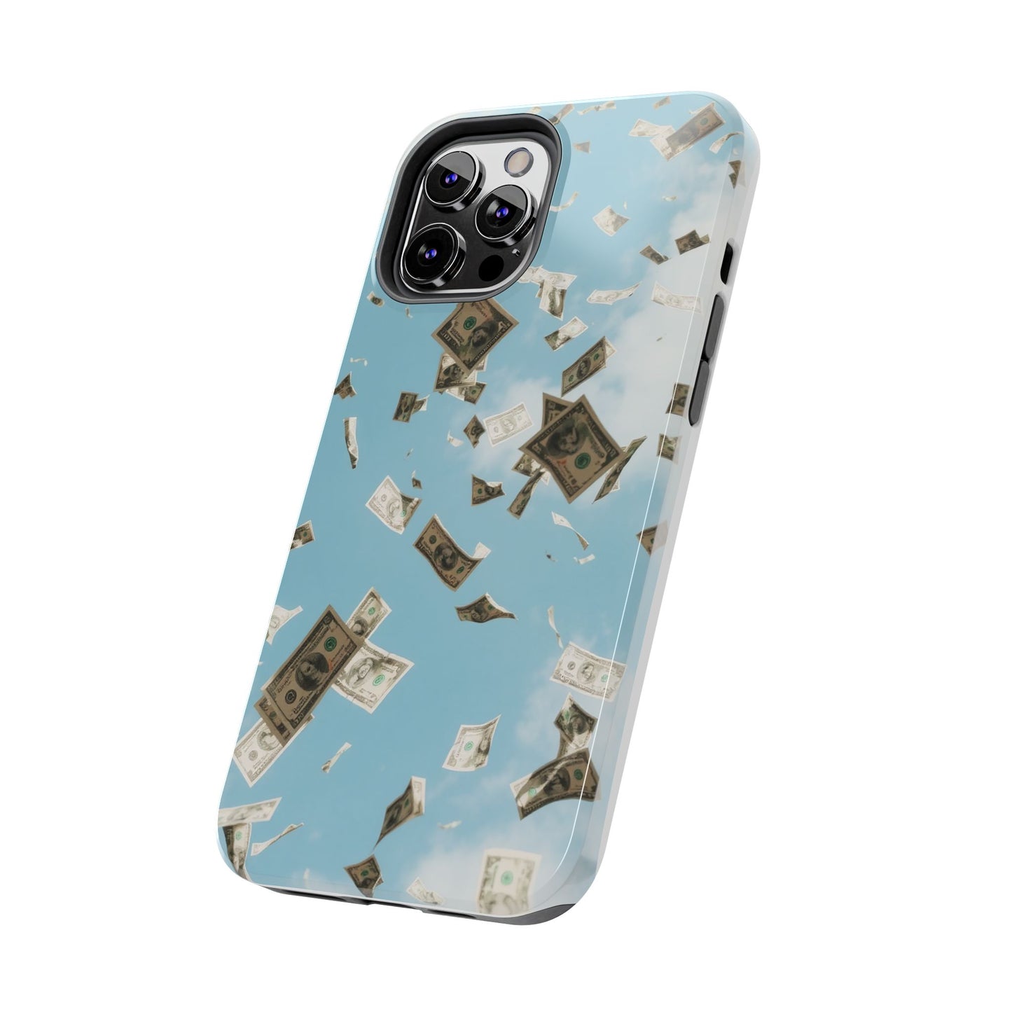 Cinematic Money Rain Phone Case | Tough & Stylish Accessory for Trendsetters, Gift for Birthdays, Graduations, and Celebrations